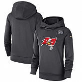 Women Tampa Bay Buccaneers Anthracite Nike Crucial Catch Performance Hoodie